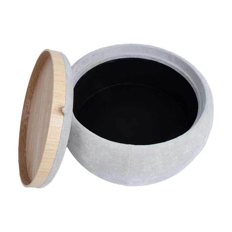 Ottoman/Table HOME4YOU - Beige - Møbler - Stole & lænestole - Taburet & skammel - Ottoman