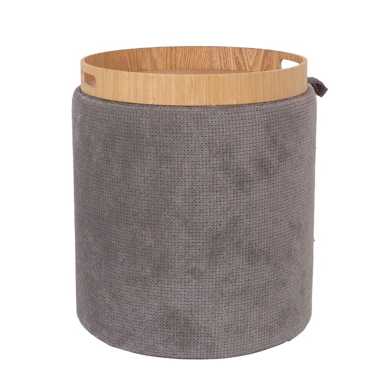 Ottoman/Table HOME4YOU - Grå - Møbler - Stole & lænestole - Taburet & skammel - Ottoman