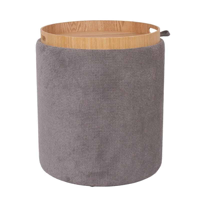 Ottoman/Table HOME4YOU - Grå - Møbler - Stole & lænestole - Taburet & skammel - Ottoman