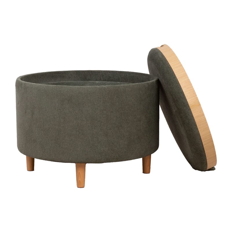 Ottoman/Table HOME4YOU - Grøn - Møbler - Stole & lænestole - Taburet & skammel - Ottoman