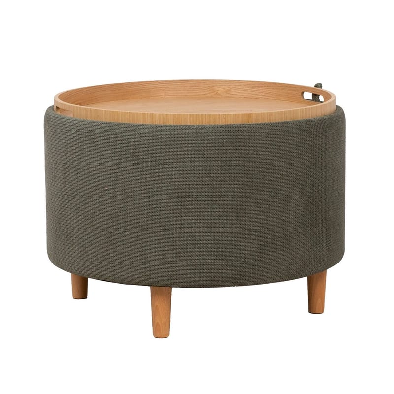 Ottoman/Table HOME4YOU - Grøn - Møbler - Stole & lænestole - Taburet & skammel - Ottoman