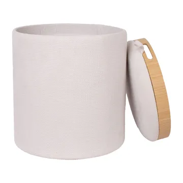 Ottoman/Table HOME4YOU - Hvid - Møbler - Stole & lænestole - Taburet & skammel - Ottoman - Ottoman & siddepuf med opbevaring