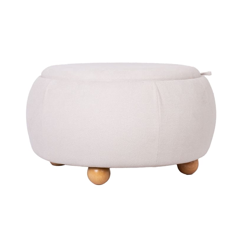 Ottoman/Table HOME4YOU - Hvid - Møbler - Stole & lænestole - Taburet & skammel - Ottoman