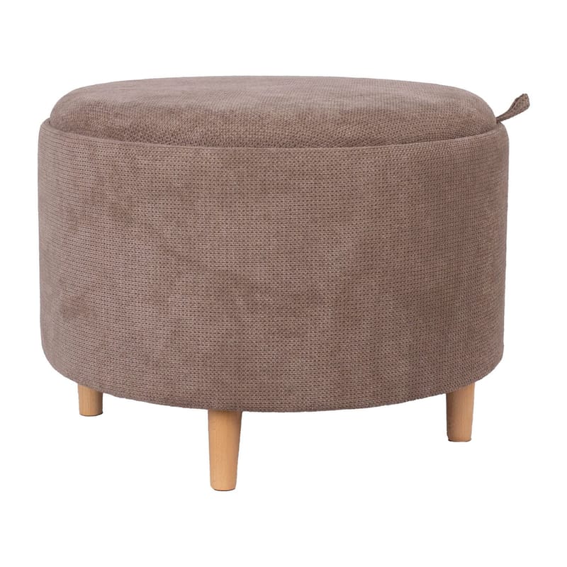 Ottoman/Table HOME4YOU - Lysebrun - Møbler - Stole & lænestole - Taburet & skammel - Ottoman