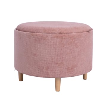 Ottoman/Table HOME4YOU - Pink - Møbler - Stole & lænestole - Taburet & skammel - Ottoman - Ottoman & siddepuf med opbevaring