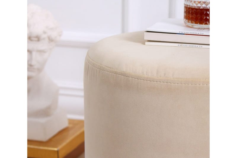 Owensboro Sittpuff 40 cm beige - Møbler - Stole & lænestole - Taburet & skammel - Ottoman