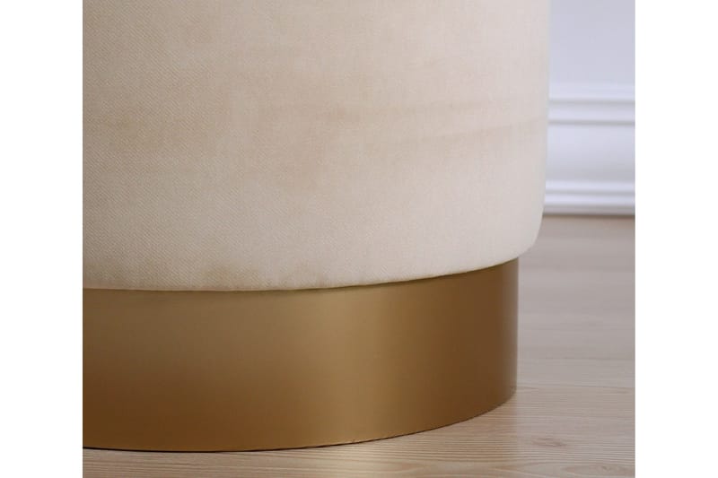 Owensboro Sittpuff 40 cm beige - Møbler - Stole & lænestole - Taburet & skammel - Ottoman