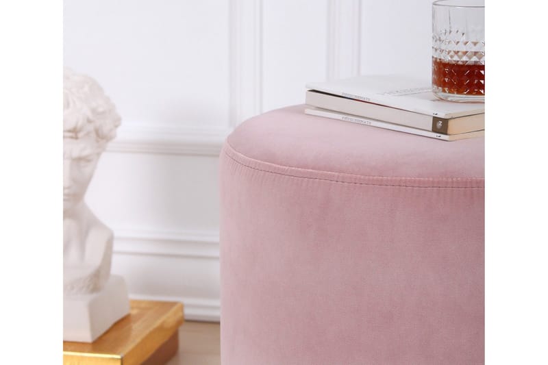 Owensboro Sittpuff 40 cm Pink - Møbler - Stole & lænestole - Taburet & skammel - Ottoman