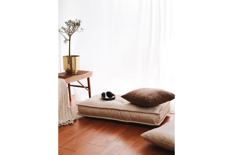 Parul Puf 100 cm - Cream - Møbler - Stole & lænestole - Taburet & skammel - Ottoman