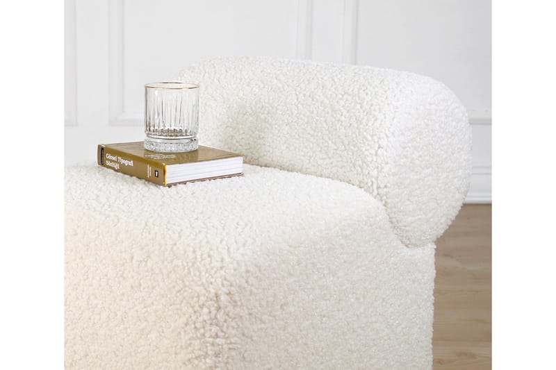 Patava Puf 45 cm, Hvid