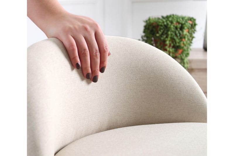 Philippi Siddepuf 42 cm - Beige - Møbler - Stole & lænestole - Taburet & skammel - Ottoman