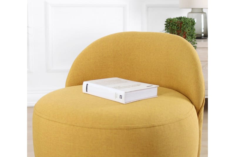 Philippi Siddepuf 42 cm - Gul - Møbler - Stole & lænestole - Taburet & skammel - Ottoman