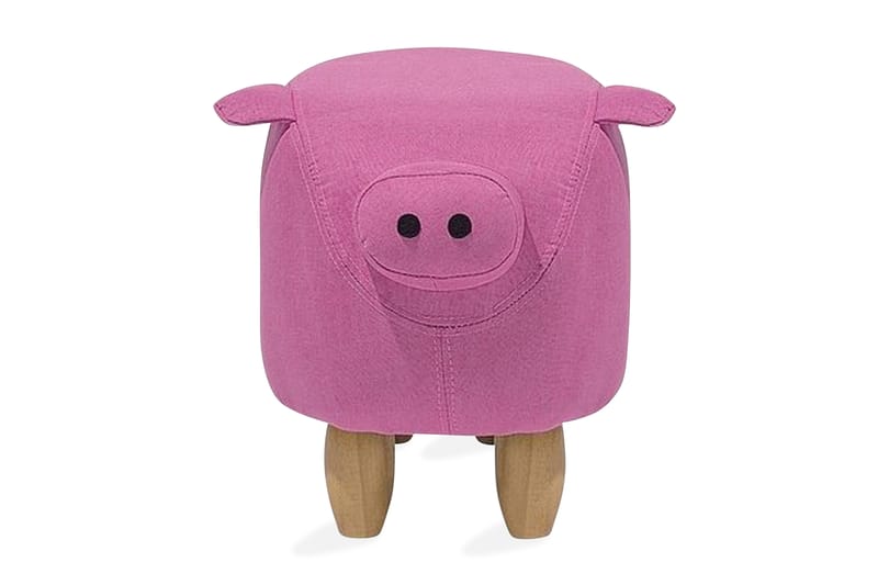 Piggy puf 50 cm - Lyserød - Ottoman