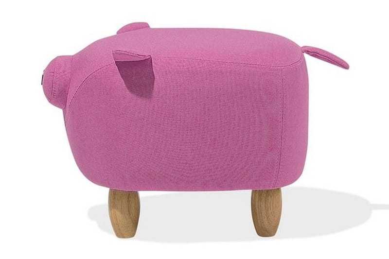 Piggy puf 50 cm - Lyserød - Ottoman