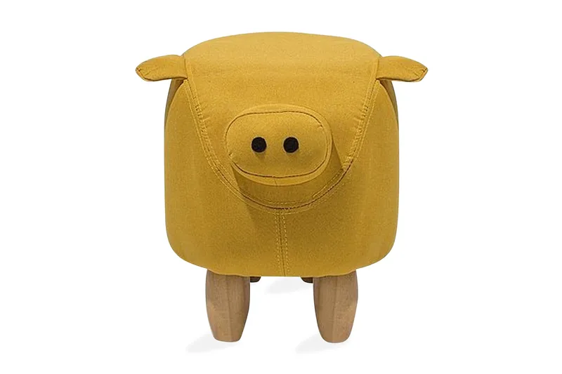 Piggy puf 50 cm, Gul