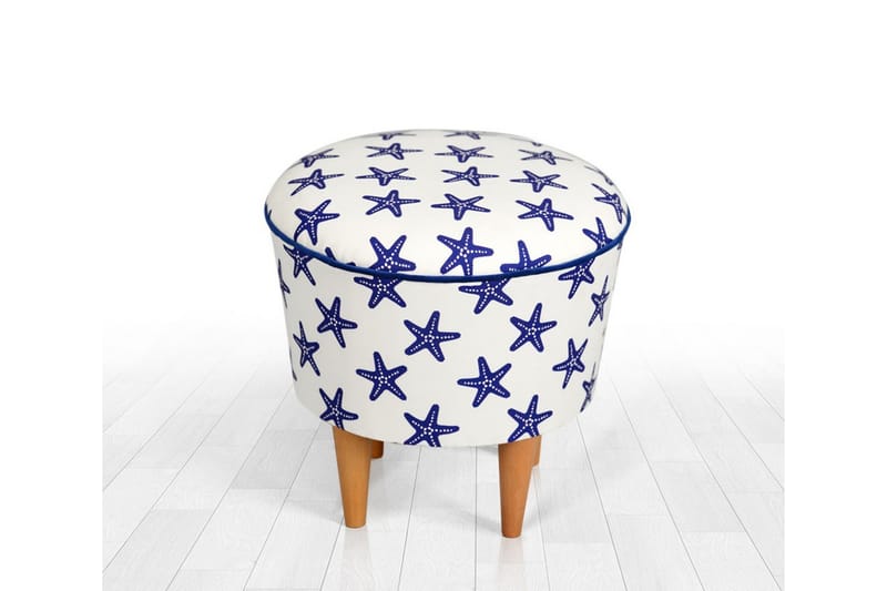 Pradera Siddepuf 42 cm - Blå - Møbler - Stole & lænestole - Taburet & skammel - Ottoman