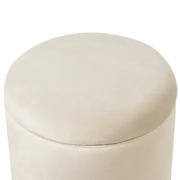 Puf Wenona - Lys beige - Møbler - Stole & lænestole - Taburet & skammel - Ottoman - Ottoman & siddepuf med opbevaring