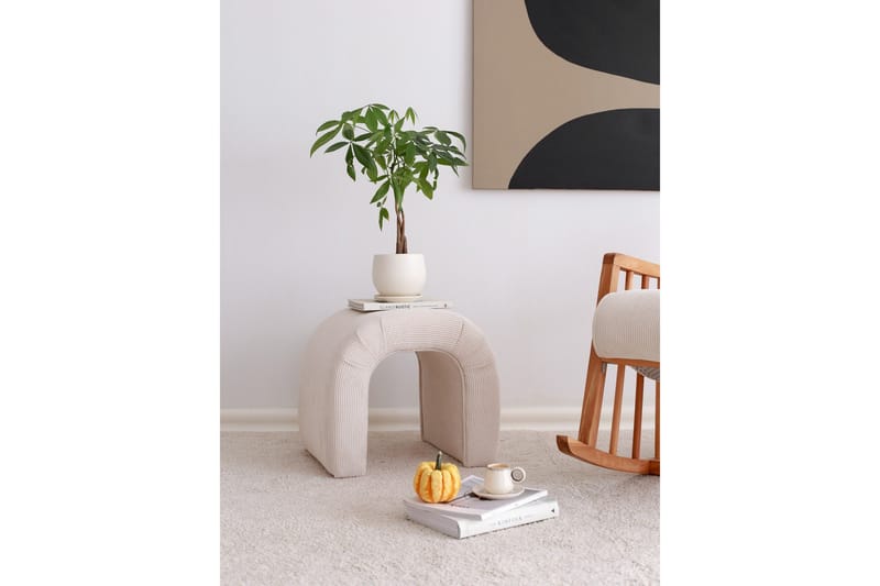 Ramdas Puf 51 cm, Hvid