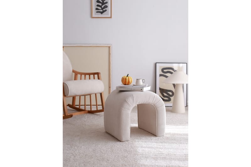 Ramdas Puf 51 cm - Hvid - Møbler - Stole & lænestole - Taburet & skammel - Ottoman