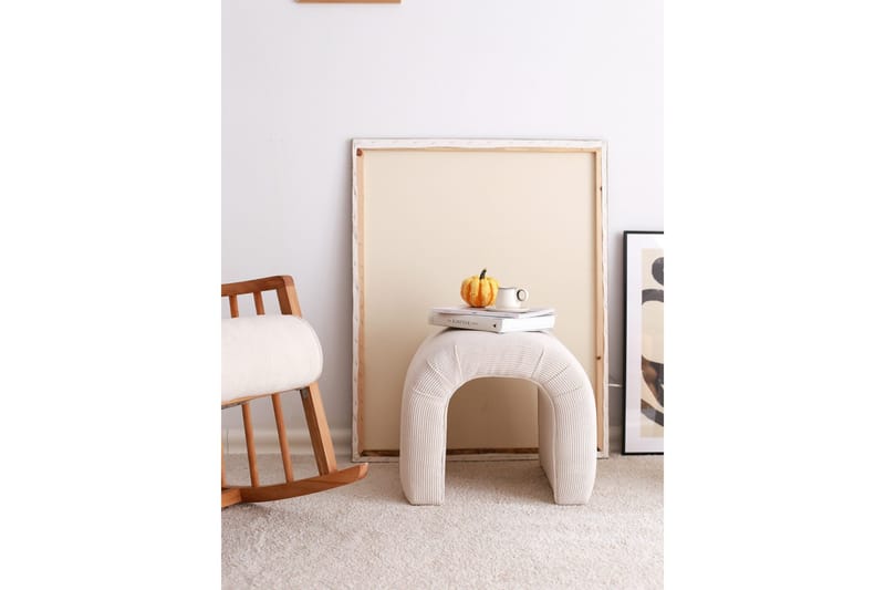 Ramdas Puf 51 cm - Hvid - Møbler - Stole & lænestole - Taburet & skammel - Ottoman