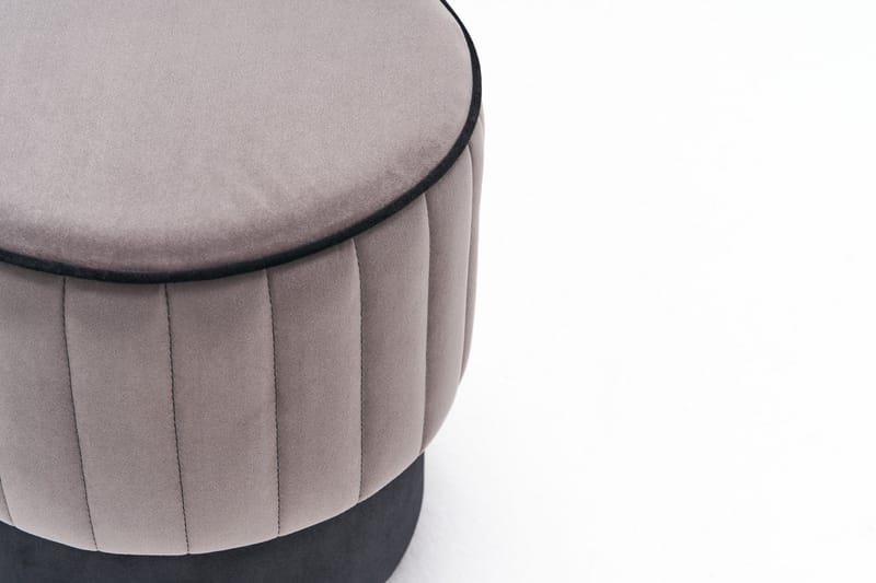 Roseto Ottoman Rund - Grå - Møbler - Stole & lænestole - Taburet & skammel - Ottoman
