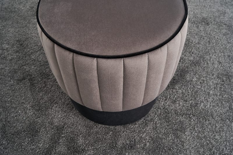 Roseto Ottoman Rund - Grå - Møbler - Stole & lænestole - Taburet & skammel - Ottoman