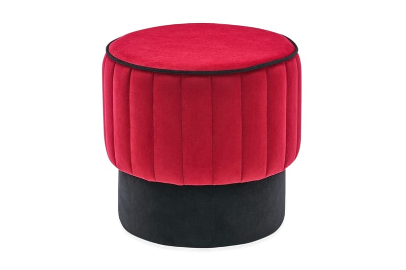 Roseto Ottoman Rund - Rød - Møbler - Stole & lænestole - Taburet & skammel - Ottoman