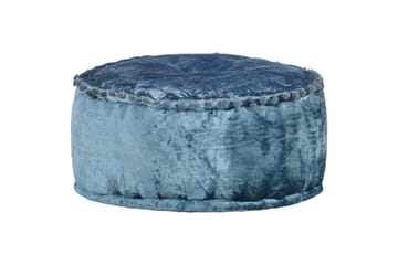 Rund Puf 40X20 cm Flöjl Blå - Møbler - Stole & lænestole - Taburet & skammel - Ottoman