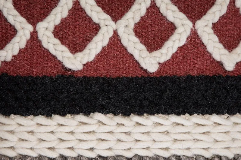 Sager Ottoman 48 cm - Flerfarvet - Møbler - Stole & lænestole - Taburet & skammel - Ottoman