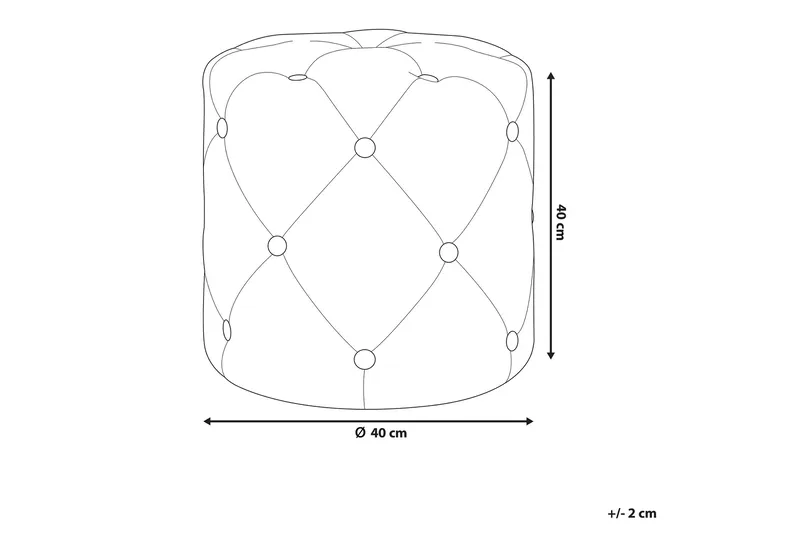 Spand Line Puf - Grå - Møbler - Stole & lænestole - Taburet & skammel - Ottoman