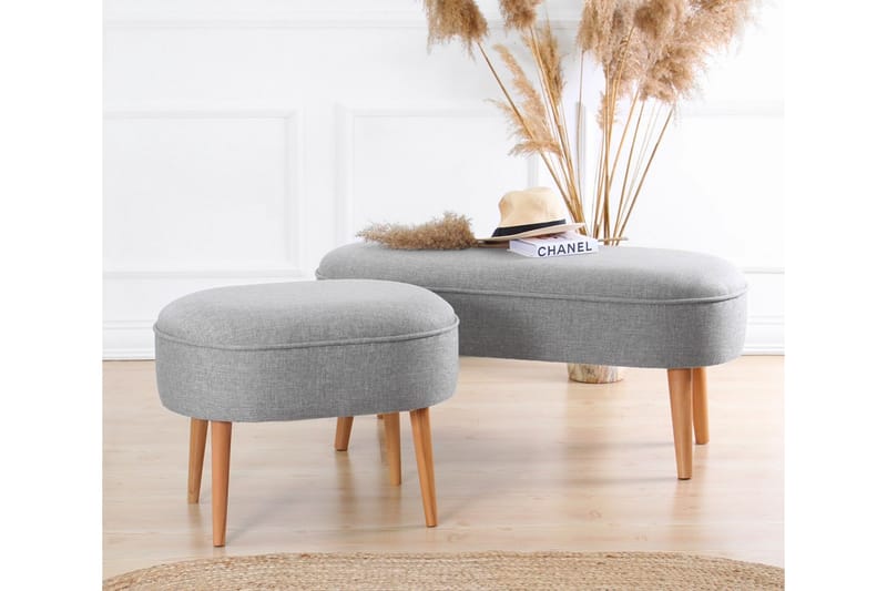 Sparks Siddepuf 63 cm - Grå - Møbler - Stole & lænestole - Taburet & skammel - Ottoman