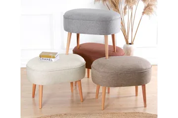 Sparks Siddepuf 63 cm - Grå - Møbler - Stole & lænestole - Taburet & skammel - Ottoman