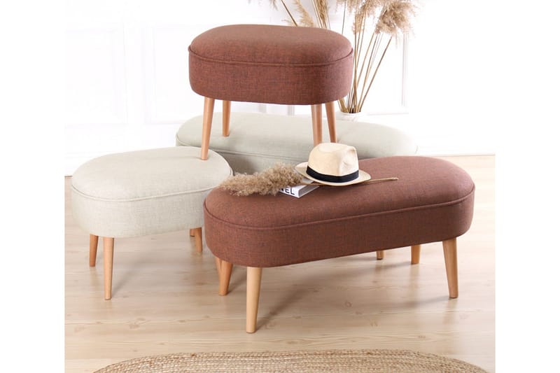 Sparks Siddepuf 63 cm - Rød - Møbler - Stole & lænestole - Taburet & skammel - Ottoman