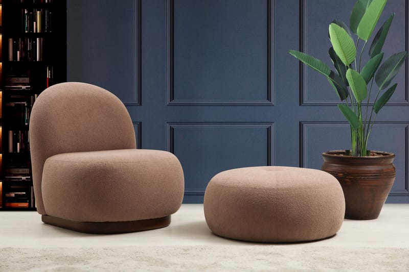 Springhill Siddepuf 55 cm - Brun - Møbler - Stole & lænestole - Taburet & skammel - Ottoman