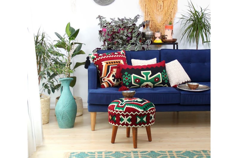 Tarrytown Siddepuf 46 cm - Flerfarvet - Møbler - Stole & lænestole - Taburet & skammel - Ottoman