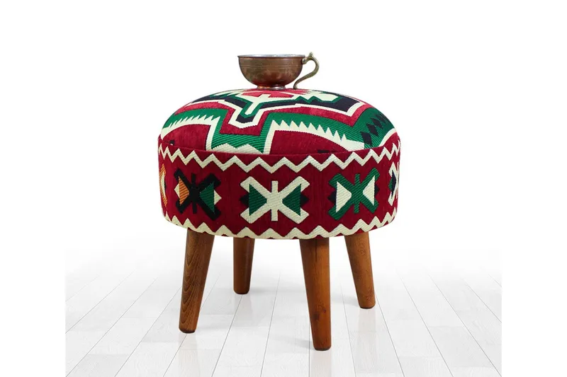 Tarrytown Siddepuf 46 cm, Flerfarvet