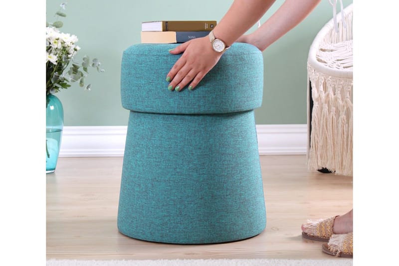 Waterford Siddepuf 40 cm - Blå - Møbler - Stole & lænestole - Taburet & skammel - Ottoman