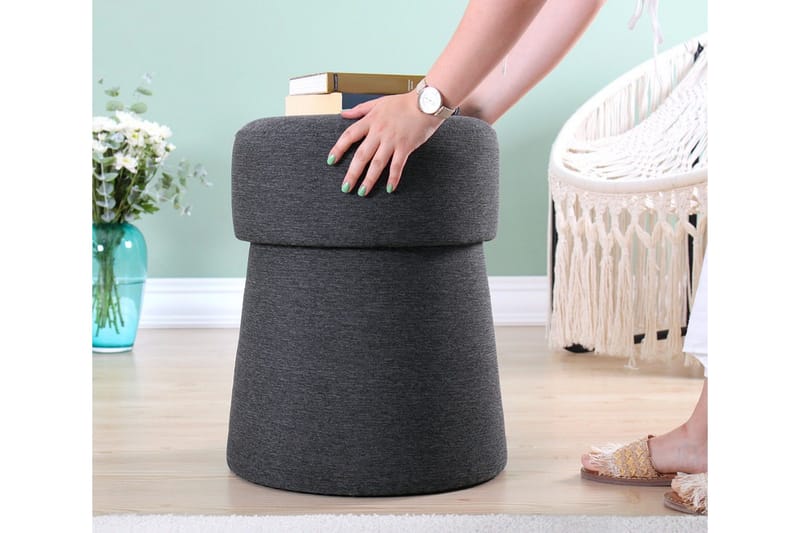 Waterford Siddepuf 40 cm - Grå - Møbler - Stole & lænestole - Taburet & skammel - Ottoman