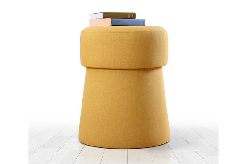 Waterford Siddepuf 40 cm - Sennepsgul - Møbler - Stole & lænestole - Taburet & skammel - Ottoman