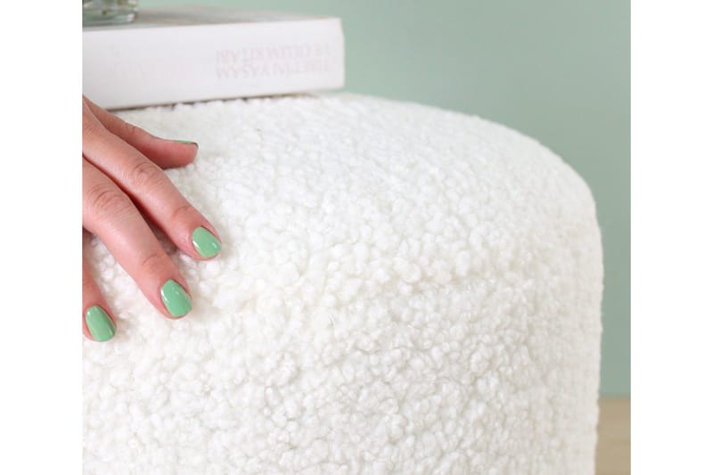 Whitman Siddepuf 54 cm - Hvid - Møbler - Stole & lænestole - Taburet & skammel - Ottoman