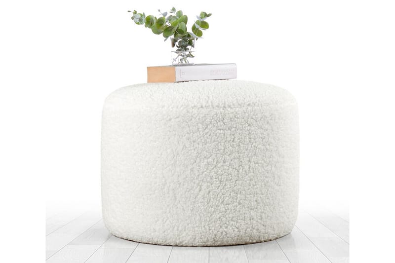 Whitman Siddepuf 54 cm - Hvid - Møbler - Stole & lænestole - Taburet & skammel - Ottoman