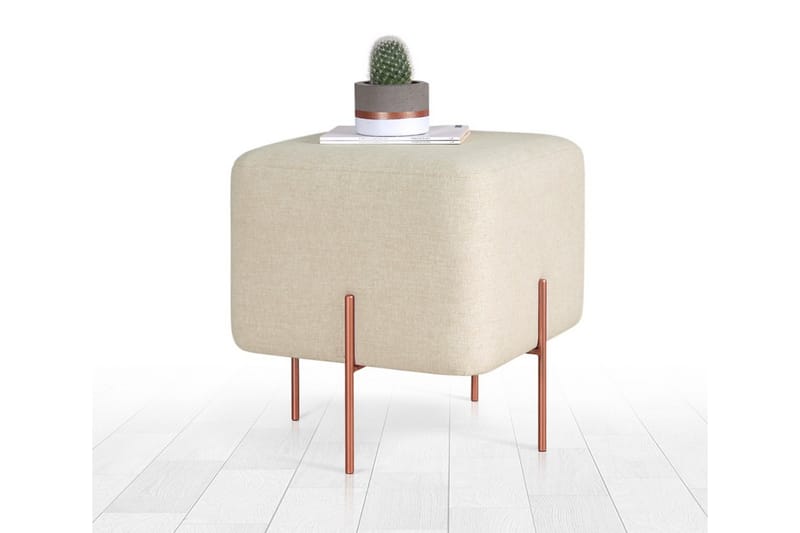 Yellowknife Siddepuf 40 cm - Beige - Møbler - Stole & lænestole - Taburet & skammel - Ottoman