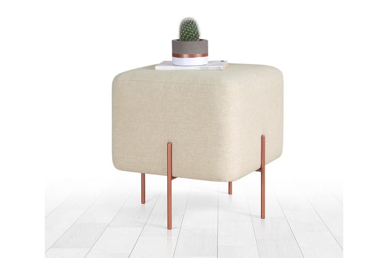 Yellowknife Siddepuf 40 cm - Beige - Møbler - Stole & lænestole - Taburet & skammel - Ottoman