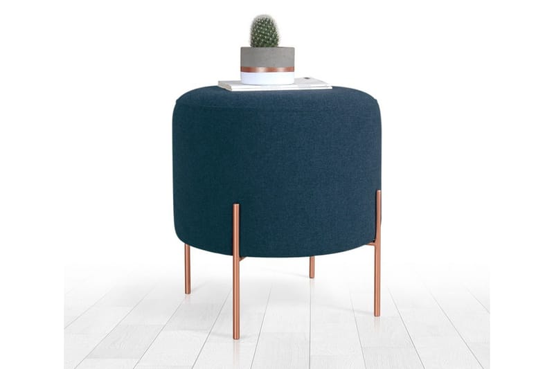 Yellowknife Siddepuf 40 cm - Blå - Møbler - Stole & lænestole - Taburet & skammel - Ottoman