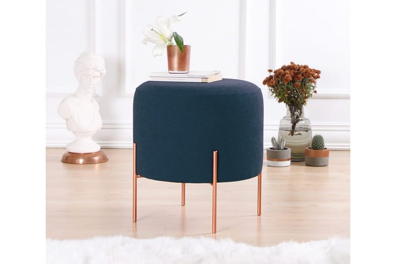 Yellowknife Siddepuf 40 cm, Blå