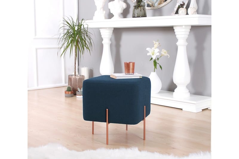 Yellowknife Siddepuf 40 cm - Blå - Møbler - Stole & lænestole - Taburet & skammel - Ottoman