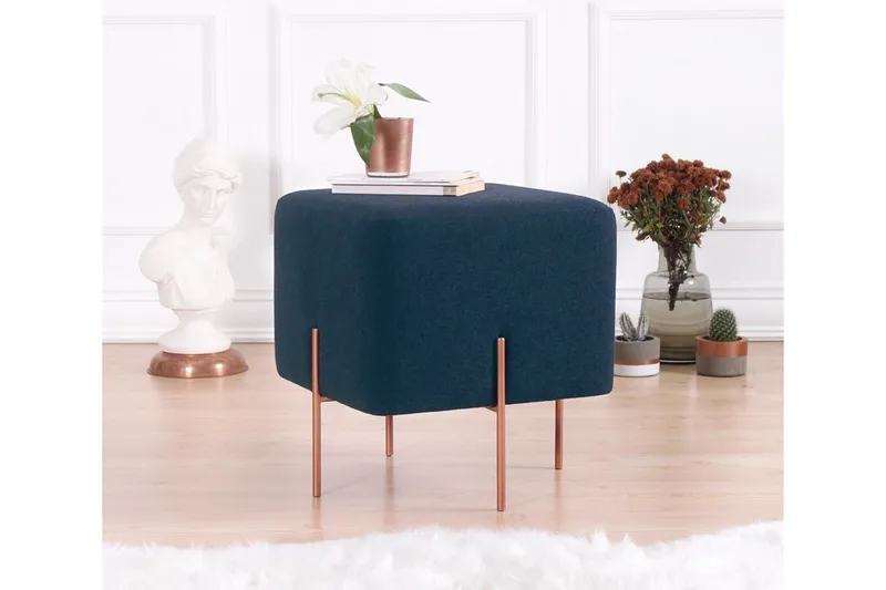 Yellowknife Siddepuf 40 cm, Blå