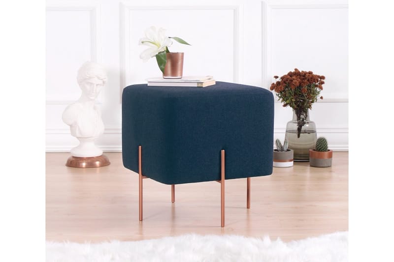 Yellowknife Siddepuf 40 cm - Blå - Møbler - Stole & lænestole - Taburet & skammel - Ottoman