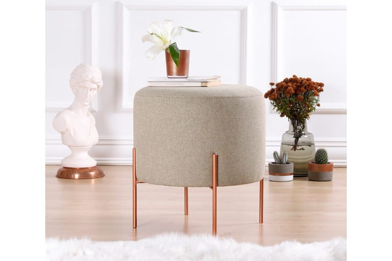 Yellowknife Siddepuf 40 cm - Brun - Møbler - Stole & lænestole - Taburet & skammel - Ottoman