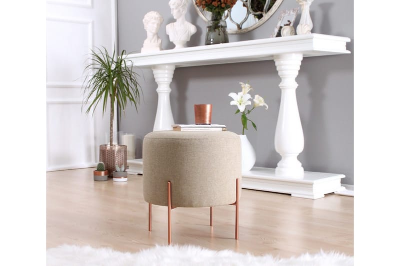 Yellowknife Siddepuf 40 cm - Brun - Møbler - Stole & lænestole - Taburet & skammel - Ottoman